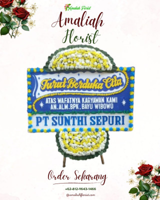 Papan Bunga Duka di Egiam