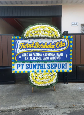 Papan Bunga Duka di Egiam