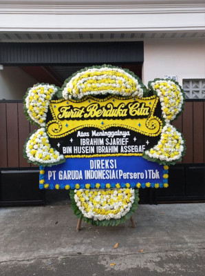 Papan Bunga Duka di Egiam